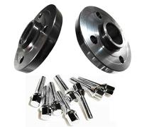 Entretoise de Roue Compatible Avec Fiat 2 Pièces 20mm Alésage Central 58.1 4X98 Entretoises De Roue Hubcentriques 12 * 1.25 Boulons De Type Cône(Noir)