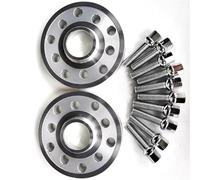 Entretoise de Roue Compatible Avec Vw Pour EOS 2007-2015 2 Pièces 25mm D'épaisseur PCD 5x100 5X112 CB57.1 Entretoises Roue 10 Pièces 14x1.5 Élargir Les Boulons Roue En Forme Boule(Silver)