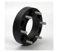 Entretoise de roue de voiture Adaptateurs de Conversion d'entretoises roue, 2 pièces, 15/20/25/30/35/40mm, pour PCD 6x114.3 à 6x139.7 6x135 6x130, frais personnalisation(2PCS 25mm Black)