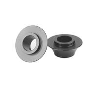 Entretoise de roue d'essieu conique avant de moto compatible avec Touring 2008-2018(A-Black)