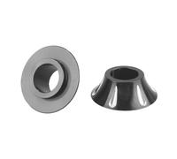 Entretoise de roue d'essieu conique avant de moto compatible avec Touring 2008-2018(B-Black White)