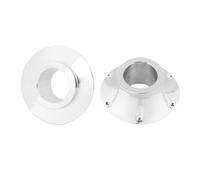 Entretoise de roue d'essieu conique avant de moto compatible avec Touring 2008-2018(B-Chrome Silver)