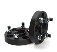 Entretoise de roue en Adaptateur d'entretoise roue pour BMW pour Mini 2 pièces 20/25/30/35/50 mm PCD 4x100 CB 601 mm pour 4 écrous pour Smart(2Piece 20mm Black)