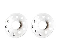 Entretoise de Roue en Alliage d'aluminium 10 mm 5x100 5x112 Adaptateur de moyeu 57,1 pour VW Golf Bora Polo Jetta (Argent 15 mm)