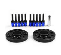 Entretoise De Roue Pour Benz W203 PCD 5x112 Mm CB 66,6 Mm Entretoises De Roue Boulons Coniques M12x1,5 Entretoises De 20 Mm Avec Rotule(Blue bolts)