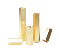 Entretoise de vis en laiton M2 .5 M3 M4 M5 M6 M8, carte mère hexagonale, support d'espacement, boulon en cuivre femelle PCB, vis de piliers(16mm,M2 (30pcs))