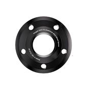 Entretoise d'extension de roue 2 pièces 5x112 CB 57.1 M14 * .5 moyeu pour entretoise de roue forgée noire centrale pour Volkswagen pour Passat bride(2pcs 15mm)