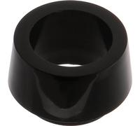 Entretoise droite en noir, bague de guidage pour poignée d'accélérateur, sans butée - Simson KR51 Schwalbe, SR4 - MZ TS