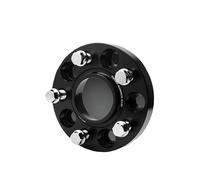 Entretoise en alliage d'aluminium pour voiture Entretoises roue moyeu en alliage d'aluminium pour centrique 30mm pour Jeep pour Wrangler JK07-17, 4 pièce/ensemble(4 pc black)