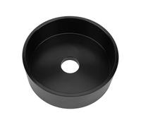 Entretoise en alliage d'aluminium pour voiture Équilibreuse roue Pour grande taille pour jante camion, 7,5 pouces, modèles à clipser noirs avec arbre 40 mm