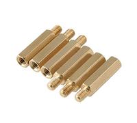 Entretoise en laiton M2 M2.5 M3 M4 M5 M6 Entretoises hexagonales longues en laiton Fixations matérielles, 13mm