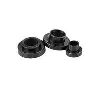 Entretoise étagée nylon en T, M2-M16 rondelle concave convexe | Manchon vis plastique, rondelle isolante for montage électronique(Black,M10 TO-1014(20pcs))