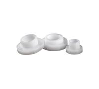Entretoise étagée nylon en T, M2-M16 rondelle concave convexe | Manchon vis plastique, rondelle isolante for montage électronique(White,M10 TO-1012(20pcs))