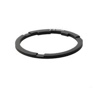 Entretoise Freehub pour vélos de route avec construction en aluminium AL6061 pour faciliter la configuration du pédalier et du volant d'inertie (noir 2 mm)