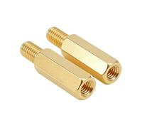 Entretoise Hexagonale En Laiton, 10 Pièces, M2.5 M3 M4, Support PCB Mâle Femelle, Vis D'espacement, Colonne, Piliers, Boulons(28mm (10pcs),M3 (thread 6mm))
