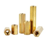 Entretoise hexagonale en laiton M2-M5 for montage sur goujon, pilier de carte mère, filetage hexagonal, écrou de carte mère, vis de fixation for colonne creuse(25mm (20pcs),M4)