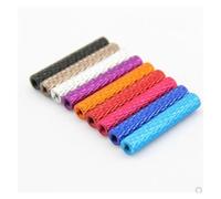 Entretoise moletée en aluminium coloré M3 m3x6/8/10/12/15/18/20/25/28/30/35/37/40/45/50, 10 pièces/lot(Black,M3X45)