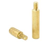 Entretoise moletée ronde mâle/femelle en laiton for circuit imprimé de carte mère(26mm 20pcs)