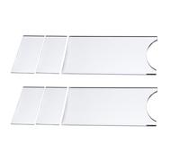 Entretoise murale en acrylique transparent, facile à utiliser, 17,8 x 10 x 0,5 cm, espaceur mural universel pour canapé, bloqueur transparent sous le canapé, ajustement réglable, pour prot