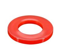 Entretoise plate en nylon, rondelle en plastique, joint torique, vis rouge/bleue, joint M2, M2.5, M3, M4, M5, M6, M8, M10, M12 à M20, entretoise isolante en nylon(Red,M3x8x1(200pcs))