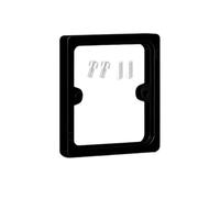 Entretoise pour interrupteur d'éclairage 10 mm - Encastrable - Cadre d'extension - Noir
