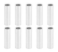 Entretoise ronde en alliage d'aluminium, raccords d'espacement non filetés, diamètre extérieur de 6mm, Support de création d'espace, joints d'arbre (Longueur 20mm)