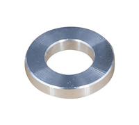 Entretoise ronde en alliage d'aluminium, rondelle plate en acier inoxydable, diamètre 24 à 26 mm, rondelle plate creuse ronde sans filetage