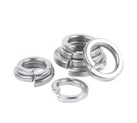 Entretoise ronde en alliage d'aluminium, rondelle plate en acier inoxydable, rondelle de blocage fendue à ressort en acier inoxydable 304 ou en carbone haute résistance 8.8, joint élastique