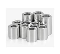 Entretoise ronde en alliage d'aluminium, rondelles plates en acier inoxydable, bague sans filetage, entretoise plate en aluminium, rondelles de fixation