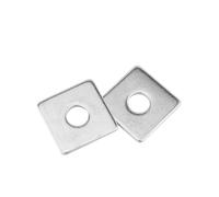 Entretoise ronde en alliage d'aluminium, rondelles plates en acier inoxydable, rondelle plate en acier inoxydable 304, joint carré épais
