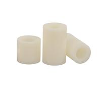 Entretoise ronde en plastique ABS beige, sans filetage, rondelle isolante creuse, support for circuit imprimé, M3, M4, M5, M6, M8, M10, M12(2mm (100pcs),M4.2(OD7))