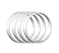 Entretoise Roue 4 Pièces OD 56.1mm 57.1mm 63.4mm À ID 54.1mm 56.1mm 64.1mm Anneaux Centraux Moyeu Voiture Alésage Roue Entretoise Centrale Cales Kit D'Élargissement(66.45m to 57.1mm)