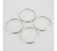 Entretoise Roue 4 Pièces OD 60.1 73.1 72.6mm À ID 56.1 64.1mm Anneaux Centraux Moyeu En Alliage D'aluminium Entretoise D'alésage Roue Cales Kit D'Élargissement(73.1-57.1mm)