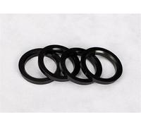Entretoise roue alliage 4 pièces 54.1-73.1 .1-67 1-65 1-60 1-57 1-56.6 ..1mm Anneaux de centrage moyeu roue en plastique rigide PE(54.1-57.1mm)