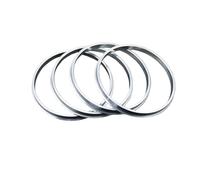 Entretoise Roue Anneaux centraux moyeu roue alliage d'aluminium voiture alésage central ensemble 4 pièces 73.1-67.1 .1-66 1-65 1-60 1-57. 67