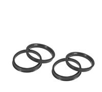 Entretoise Roue Anneaux Centraux Moyeu Voiture 4 Pièces Entretoise Centrale 64.1-60.1 65.1-63.4 72.6-63.4 74.1-64.1 74.1-66.1 74,1-67.1mm Cales Kit D'Élargissement(72.6-63.4mm)