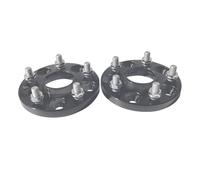 entretoise roue Compatible avec Maserati pour Quattroporte pour Ghibli 2 pièces PCD 5 * 114.3 CB 67.1mm 14 * 1.5 35mm cales d'espacement de roue automatique Hubcentric(Black)