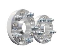 Entretoise roue Compatible avec Tesla pour model 3 pour model Y 2 pièces moyeu centré PCD 5 * 114.3 CB 64.1mm 14 * 1.5 entretoise roue modifiée joints moyeu élargis(Silver,20mm)