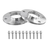 Entretoise Roue Entretoises De Roue Centrées Sur Moyeu En Aluminium, 2 Pièces, Joint 5x120 2x10mm Avec Vis M12x1.5x50mm, Compatible Avec E36 E46 E90 E91 E92 E60 E61