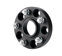 Entretoise Roue Moyeu Entretoises de roue en aluminium noir adaptateur moyeu 2 pièces pour série 3 1990 - 2018 PCD 5x120 CB 72.6 M14x1.5(Black 25mm 2PC)