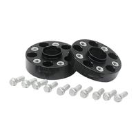 Entretoise Roue Moyeu Entretoises De Roues En Alliage D'aluminium 2 Pièces 20 25 30 35 50mm PCD 5x100 CB 57.1 Pour A1 Pour A2 Pour A3 TT Pour FOX Pour GOLF(2PCS 35mm Black)