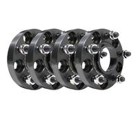 Entretoise Roue Pour MG Pour ZST Pour Astor 4 Pièces Adaptateur D'entretoise Roue Noir 7075 PCD 5x100-57.1 M14X1.5 Entretoises Hubcentriques Cales Elargisseurs Voies(25mm)