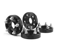 Entretoise Roue Pour Saab 9-2X 2004-2006 5X100 Hubcentrique 56.1mm Alésage De Moyeu Conversion Entretoises Roue Adaptateur 25mm M12x1.25 D'espacement Roue(Noir,4PC)