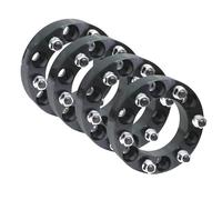Éntretoise roue voiture 4 pièces 30/35/38 mm 6 goujons entretoises roue 6 x 139,7 POUR Toyota POUR LAND POUR CRUISER POUR HILUX 24(4pc Black 30mm)