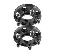 Éntretoise roue voiture Adaptateur d'entretoise de roue 5 écrous 5x100 56,1 mm 2 pièces 15/20/25/30 mm pour Toyota 86(2pcs Spacer 25mm-BK)
