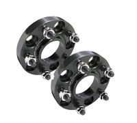 Éntretoise roue voiture Adaptateur d'entretoise de roue 5 écrous 5x100 56,1 mm 2 pièces 15/20/25/30 mm pour Toyota 86(2pcs Spacer 20mm-BK)