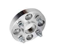 Éntretoise roue voiture Adaptateur d'entretoises de roue forgées PCD 4x100 trou central 54,1 mm 2 pièces pour Kia K2 joint de bride M12x1,5(2PCS 30mm Silver)