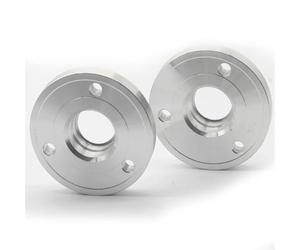 Éntretoise roue voiture Compatible avec Smart pour Cabrio 450 pour City-Coupé 450 Fortwo pour Cabrio 450 2 pièces entretoises de roue de remplacement PCD 3-112 CB 57,1 mm(Silver,20mm)