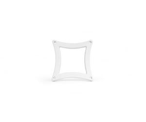 Entretoise support VESA universel de 30 mm compatible avec écrans Samsung Odyssey G95C, HP, MSI et Dell - Adaptateur séparateur pour bras de moniteur VESA 75 x 75 et 100 x 100 ABS (blanc, 75 mm)