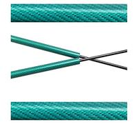 Entretoises À Gaz Pour Volvo V70 XC70 08 -16 39859356 Grille Séparation Coffre Barrière Protection Pour Chien Maille Amortisseurs Tiges Support Levage Hayon Amortisseur(Green carbon fiber)